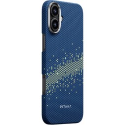 Чехол для iPhone 16 Plus Pitaka StarPeak Tactile Woven case (Milky Way Galaxy)