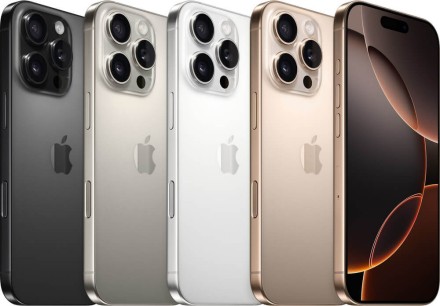 Смартфон Apple iPhone 16 Pro 1TB натуральный титан