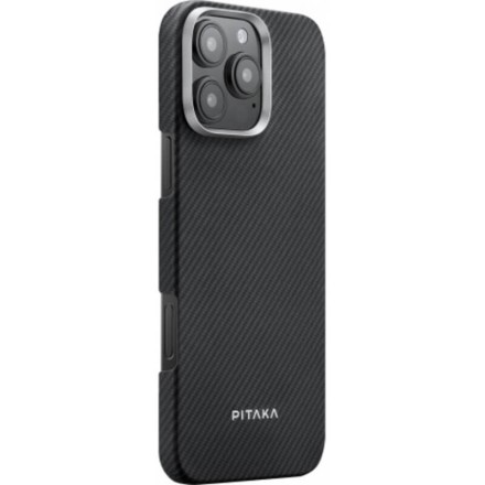 Чехол для iPhone 16 Pro Pitaka Ultra-Slim Case (черный)