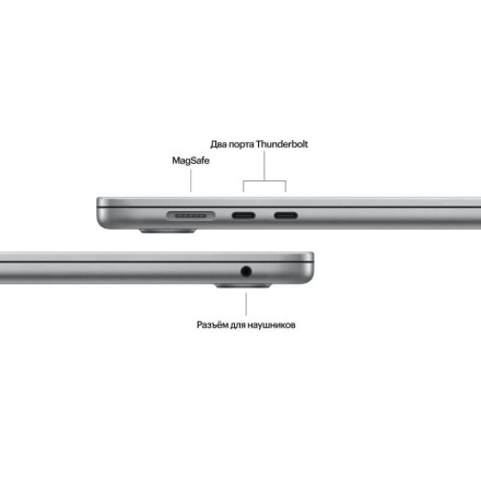 Ноутбук Apple MacBook Air 13" M3 8c CPU, 10c GPU 24/512GB Space Gray (2024)