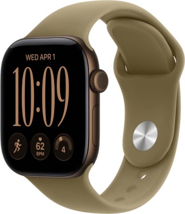 Умные часы Apple Watch Series 12, GPS, 42 mm, Sport Band (Dark Bronze/Olive), размер S/M