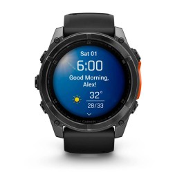 Garmin Fenix 8 AMOLED, 51 mm (Slate Gray/Black Silicone Band)