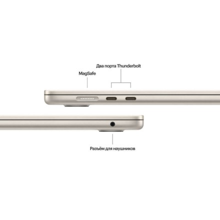 Ноутбук Apple MacBook Air 15" M3 8c CPU, 10c GPU 8/512GB Starlight (2024)